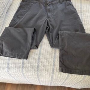 Men’s carhart gray pants 42 x 32 side of leg pocket